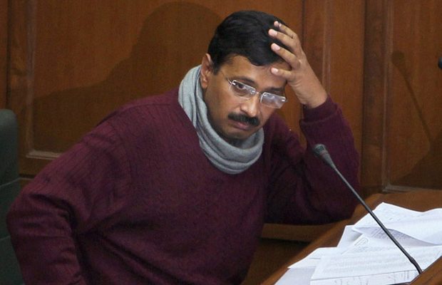 Kejriwal at Delhi Assembly